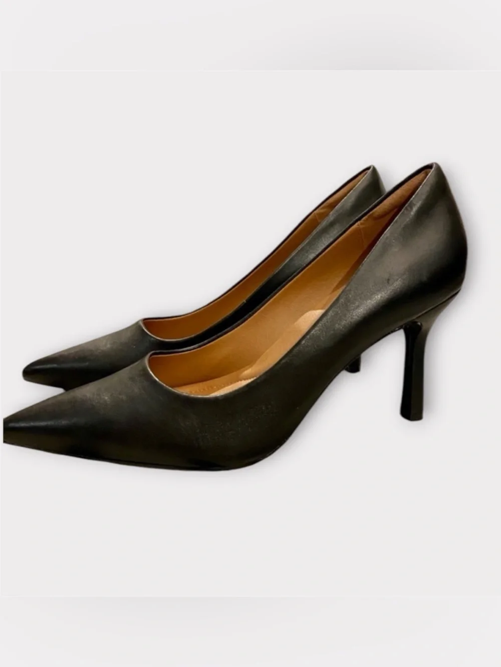 Nordstrom Rack Women's Faux Leather Pointed-Toe Heels.